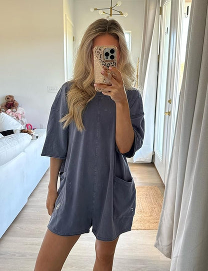 MA Romper Casual Oversized Athletic