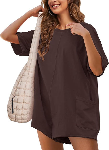 MA Romper Casual Oversized Athletic