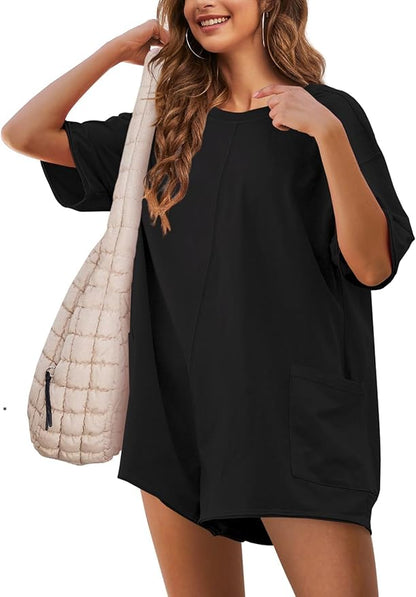 MA Romper Casual Oversized Athletic