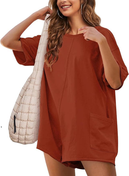 MA Romper Casual Oversized Athletic